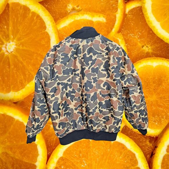 10x Men's Orange Camo Hooded Gore-Tex Full Zip Reversible Hunting Jacket Size M - Picture 5 of 16